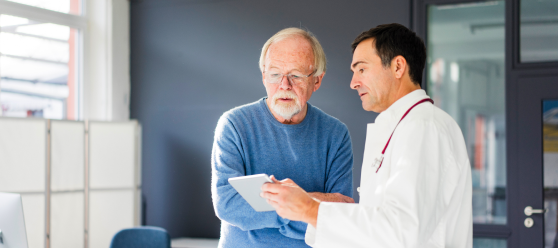 Male Patient with Doctor